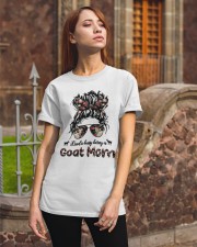 Goat kinda busy mom goat lover Classic T-Shirt apparel-classic-tshirt-lifestyle-06