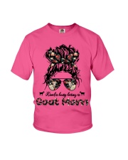 Goat kinda busy mom goat lover Youth T-Shirt tile