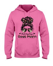 Goat kinda busy mom goat lover Hooded Sweatshirt tile