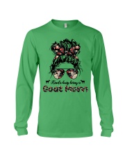Goat kinda busy mom goat lover Long Sleeve Tee tile