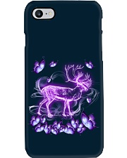 Deer magical purple Phone Case tile