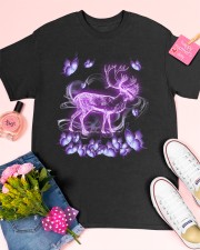 Deer magical purple Classic T-Shirt apparel-classic-tshirt-lifestyle-front-185
