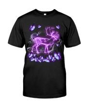 Deer magical purple Classic T-Shirt front