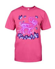 Deer magical purple Classic T-Shirt tile