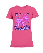 Deer magical purple Premium Fit Ladies Tee tile