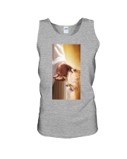 Chihuahua come to heaven dog mom Unisex Tank tile