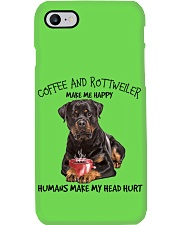 Rottweiler And Coffee make me happy Gift for you Phone Case tile