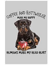 Rottweiler And Coffee make me happy Gift for you Vertical Poster tile