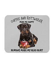 Rottweiler And Coffee make me happy Gift for you Mousepad tile
