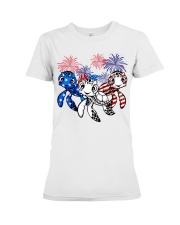 Turtle flag colors turtle lovers Premium Fit Ladies Tee tile
