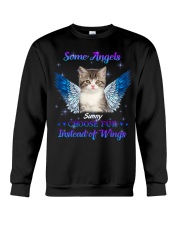 Cat Some angels choose fur instead of wings Personalized Crewneck Sweatshirt tile