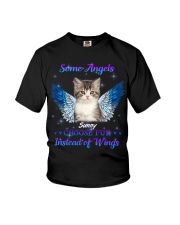 Cat Some angels choose fur instead of wings Personalized Youth T-Shirt tile