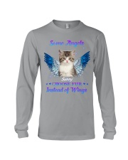 Cat Some angels choose fur instead of wings Personalized Long Sleeve Tee tile