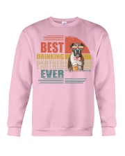 Boxer drinking partner boxer lover Crewneck Sweatshirt tile