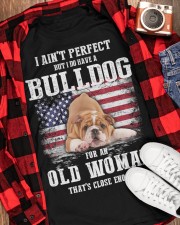 Bulldog I ain't perfect bulldog lovers Classic T-Shirt apparel-classic-tshirt-lifestyle-front-163