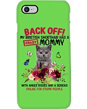 British Shorthair has a crazy mommy Gift for you Phone Case tile