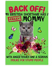 British Shorthair has a crazy mommy Gift for you Vertical Poster tile