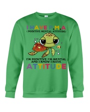 Turtle i have attitude turtle lovers Crewneck Sweatshirt tile