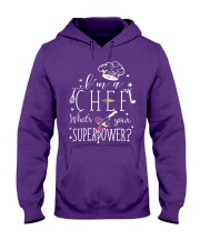 Chef what's your superpower gift for her Hooded Sweatshirt tile