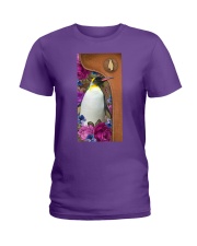 Penguin magical gift for penguin lover Ladies T-Shirt tile