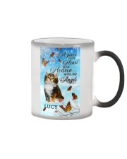 Cat a piece of my heart cat lover personalized Color Changing Mug tile