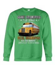 Bus driver Real grandpas Gift for you Crewneck Sweatshirt tile