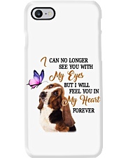 Basset hound feel you in my heart dog mom Phone Case tile
