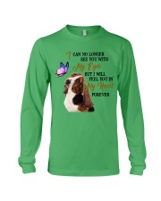 Basset hound feel you in my heart dog mom Long Sleeve Tee tile