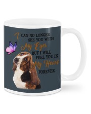 Basset hound feel you in my heart dog mom Mugs tile