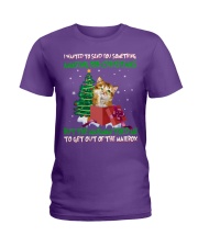 Cat Wanted To Send You Something Ladies T-Shirt tile