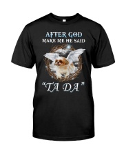 God Made Angel Shih Tzu Classic T-Shirt front