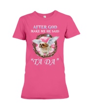 God Made Angel Shih Tzu Premium Fit Ladies Tee tile