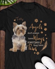 Yorkshire terrier angels with paws personalized Classic T-Shirt apparel-classic-tshirt-lifestyle-front-160