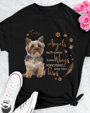 Yorkshire terrier angels with paws personalized Classic T-Shirt apparel-classic-tshirt-lifestyle-front-192