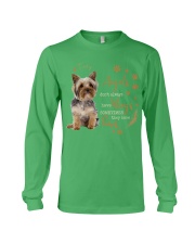 Yorkshire terrier angels with paws personalized Long Sleeve Tee tile
