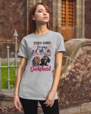 Girl loves us and dachshund Gift for you Classic T-Shirt apparel-classic-tshirt-lifestyle-06