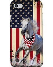 Horse smile flag horse lovers Phone Case tile