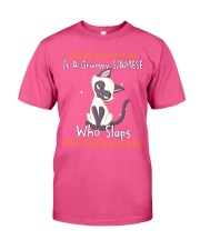 Siamese annoying people cat lovers Classic T-Shirt tile