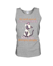 Siamese annoying people cat lovers Unisex Tank tile