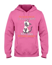 Siamese annoying people cat lovers Hooded Sweatshirt tile