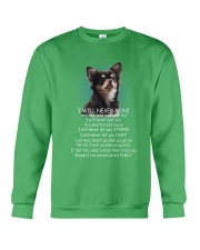 Chihuahua you are family dog mom Crewneck Sweatshirt tile