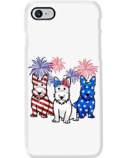 Scottish Terrier flag colors Phone Case tile