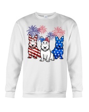 Scottish Terrier flag colors Crewneck Sweatshirt tile