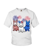Scottish Terrier flag colors Youth T-Shirt tile