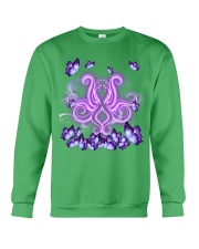 Octopus magical purple octopus lovers Crewneck Sweatshirt tile