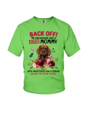 Dachshund has a crazy mommy Gift for you Youth T-Shirt tile