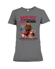 Dachshund has a crazy mommy Gift for you Premium Fit Ladies Tee tile