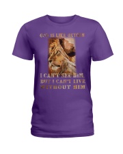God is like oxygen Gift for you Ladies T-Shirt tile