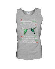 Hummingbird may your pockets be heavy bird lover Unisex Tank tile