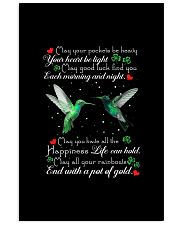 Hummingbird may your pockets be heavy bird lover Vertical Poster tile
